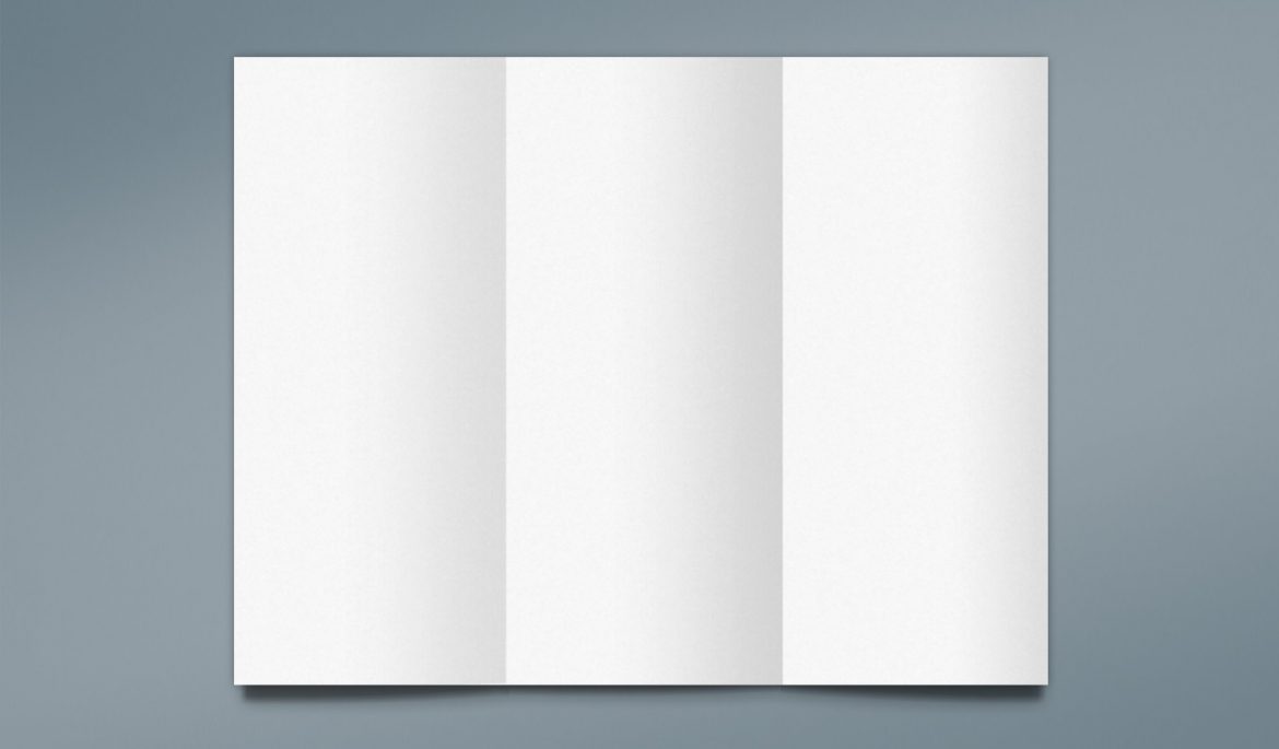 Free Trifold Mockup Download for Photoshop - Graphicadi