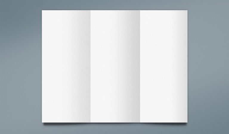 Free Trifold Mockup Download for Photoshop - Graphicadi